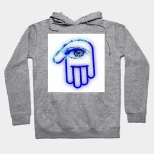 Blue Eyed Hamsa Hoodie